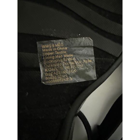 Dana Buchman 9 T-bar Blk Heel Wedge Sandals Summer‎ Whimsigoth Office Career Y2K - Picture 10 of 12